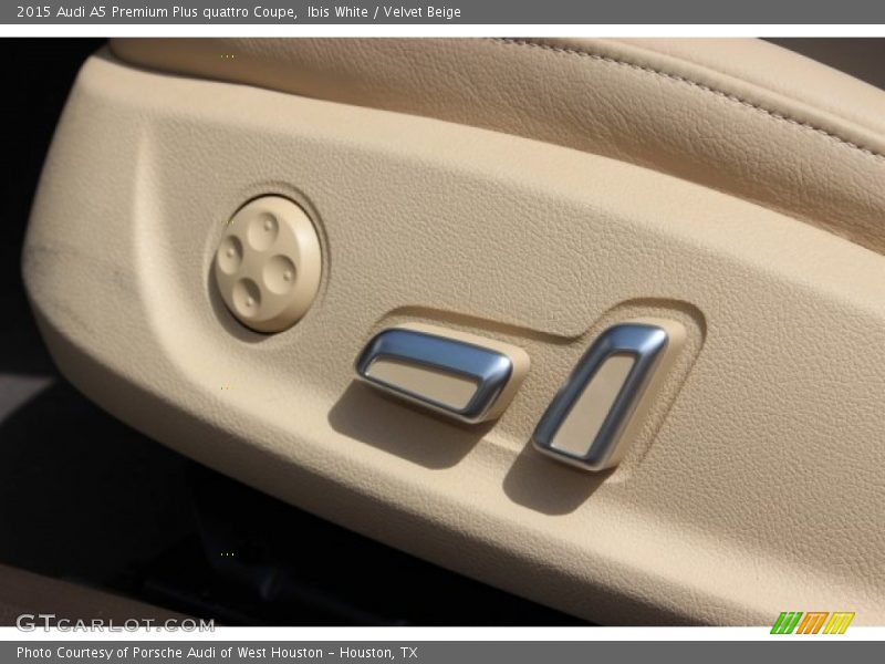 Ibis White / Velvet Beige 2015 Audi A5 Premium Plus quattro Coupe