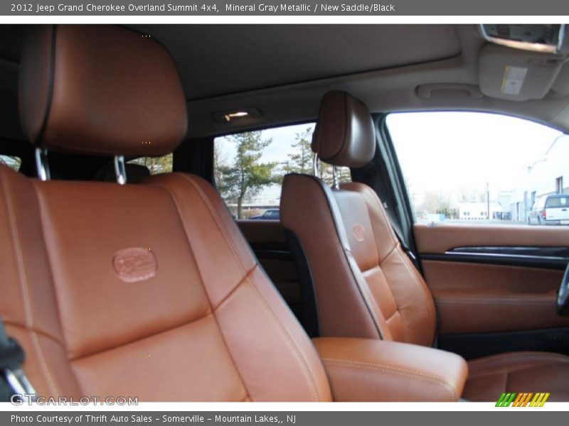 Mineral Gray Metallic / New Saddle/Black 2012 Jeep Grand Cherokee Overland Summit 4x4