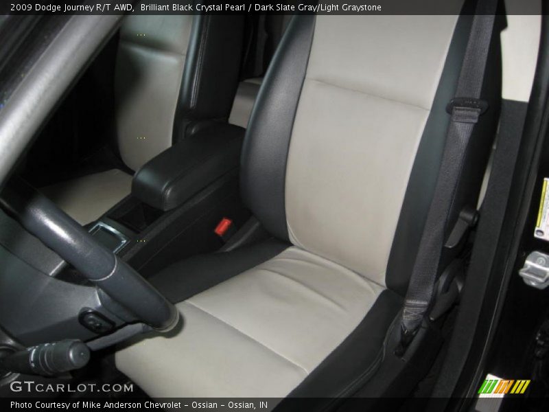 Brilliant Black Crystal Pearl / Dark Slate Gray/Light Graystone 2009 Dodge Journey R/T AWD