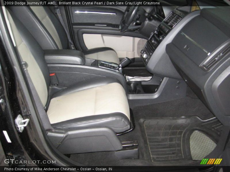 Brilliant Black Crystal Pearl / Dark Slate Gray/Light Graystone 2009 Dodge Journey R/T AWD