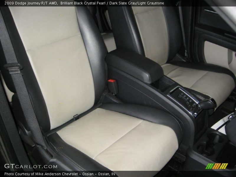 Brilliant Black Crystal Pearl / Dark Slate Gray/Light Graystone 2009 Dodge Journey R/T AWD