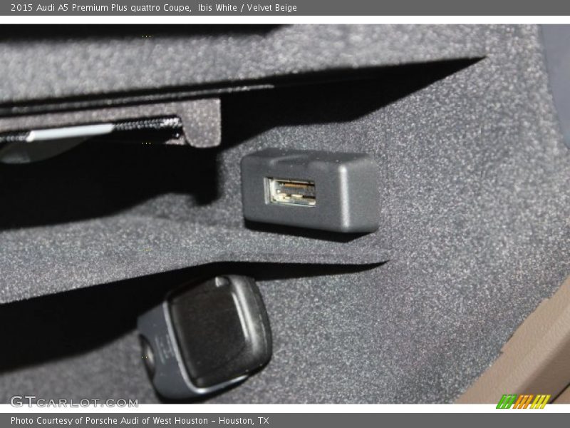 Ibis White / Velvet Beige 2015 Audi A5 Premium Plus quattro Coupe