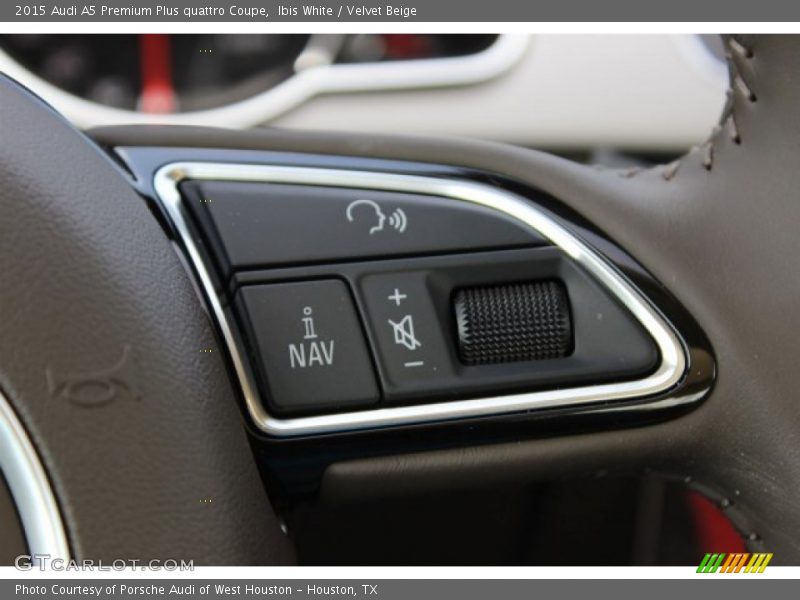 Ibis White / Velvet Beige 2015 Audi A5 Premium Plus quattro Coupe