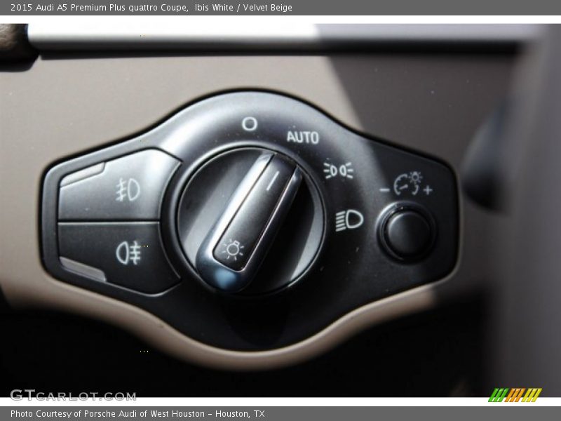 Ibis White / Velvet Beige 2015 Audi A5 Premium Plus quattro Coupe