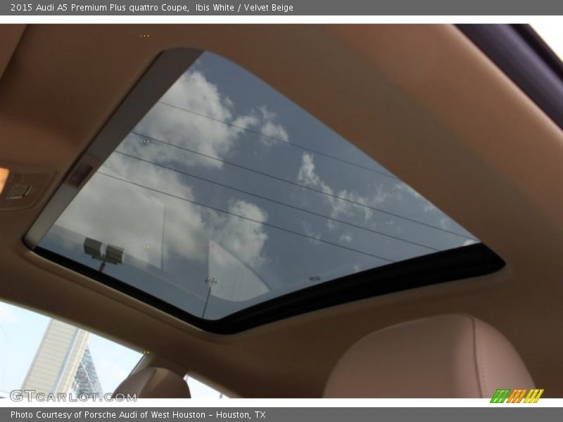 Ibis White / Velvet Beige 2015 Audi A5 Premium Plus quattro Coupe