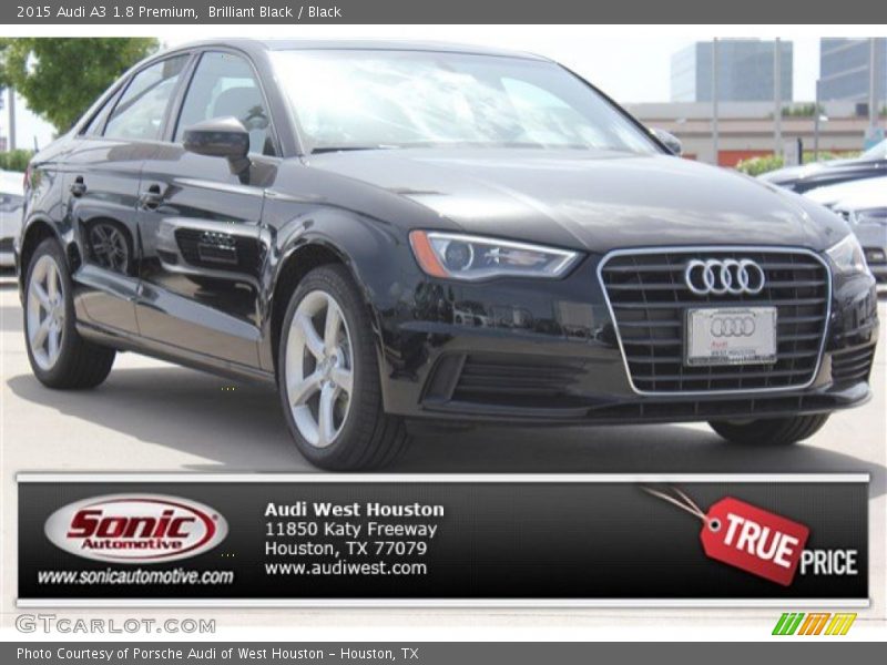 Brilliant Black / Black 2015 Audi A3 1.8 Premium