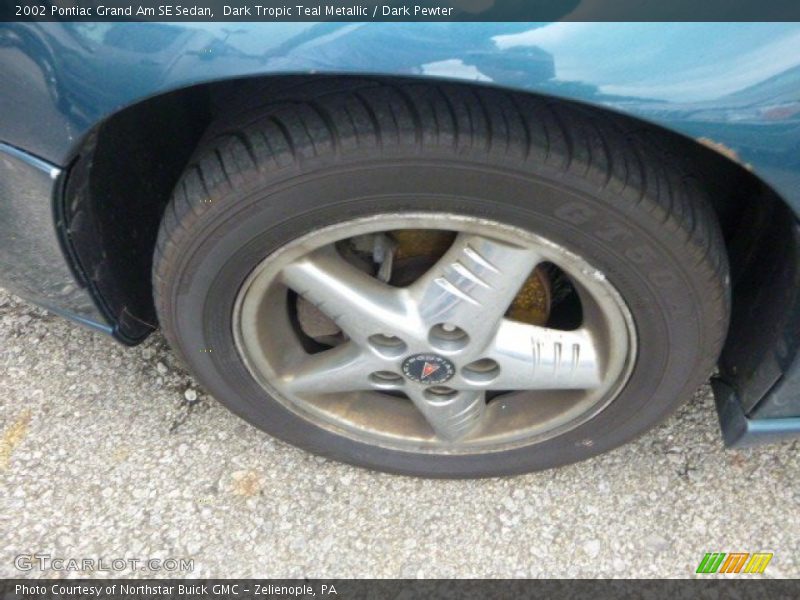 Dark Tropic Teal Metallic / Dark Pewter 2002 Pontiac Grand Am SE Sedan
