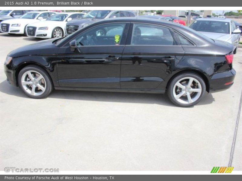 Brilliant Black / Black 2015 Audi A3 1.8 Premium