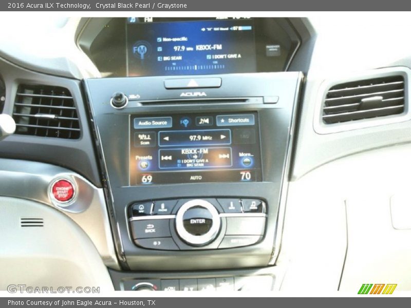 Crystal Black Pearl / Graystone 2016 Acura ILX Technology