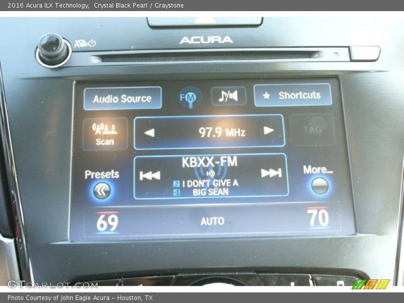 Crystal Black Pearl / Graystone 2016 Acura ILX Technology
