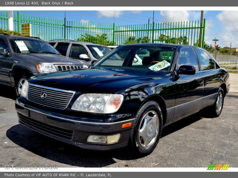 Black Onyx / Black 1998 Lexus LS 400