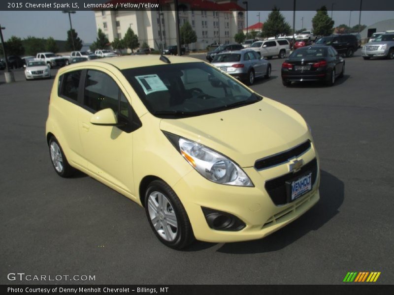 Lemonade / Yellow/Yellow 2015 Chevrolet Spark LS