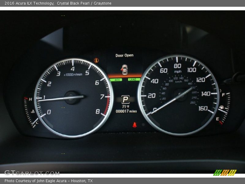 Crystal Black Pearl / Graystone 2016 Acura ILX Technology