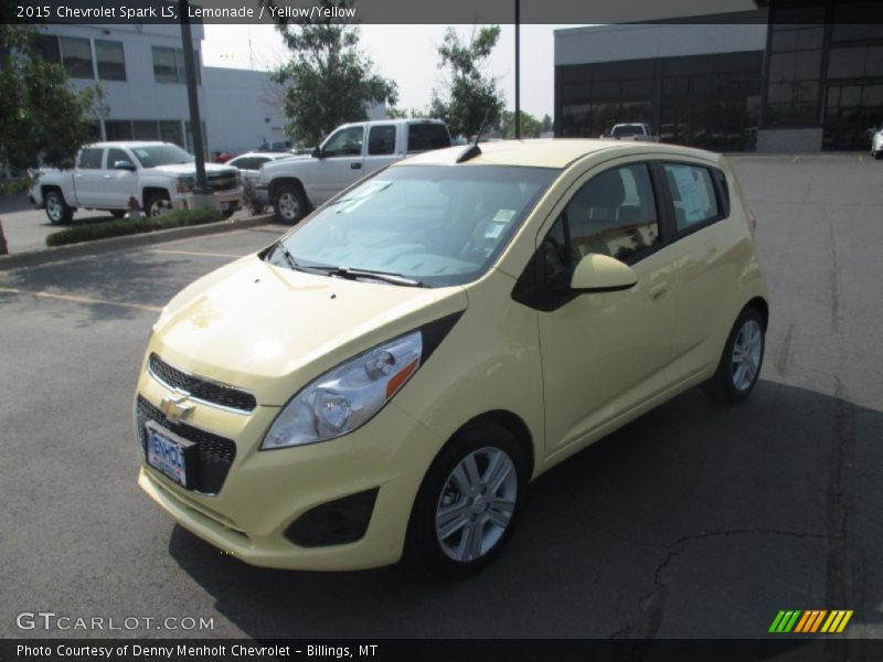 Lemonade / Yellow/Yellow 2015 Chevrolet Spark LS