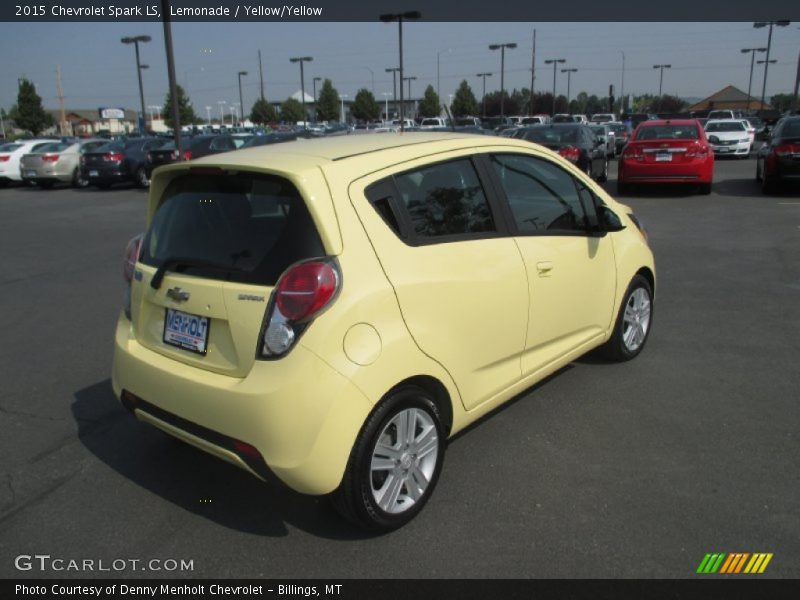 Lemonade / Yellow/Yellow 2015 Chevrolet Spark LS