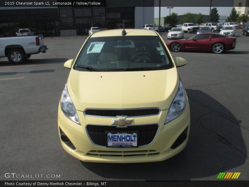 Lemonade / Yellow/Yellow 2015 Chevrolet Spark LS