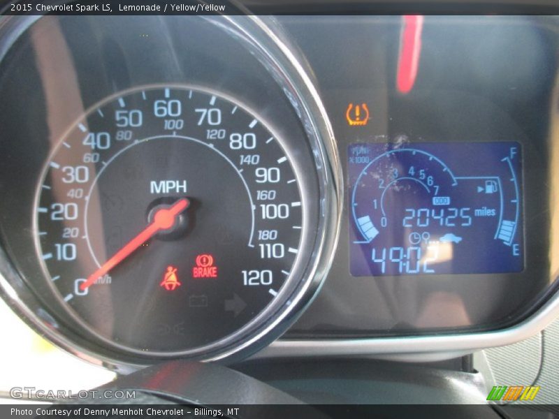 Lemonade / Yellow/Yellow 2015 Chevrolet Spark LS