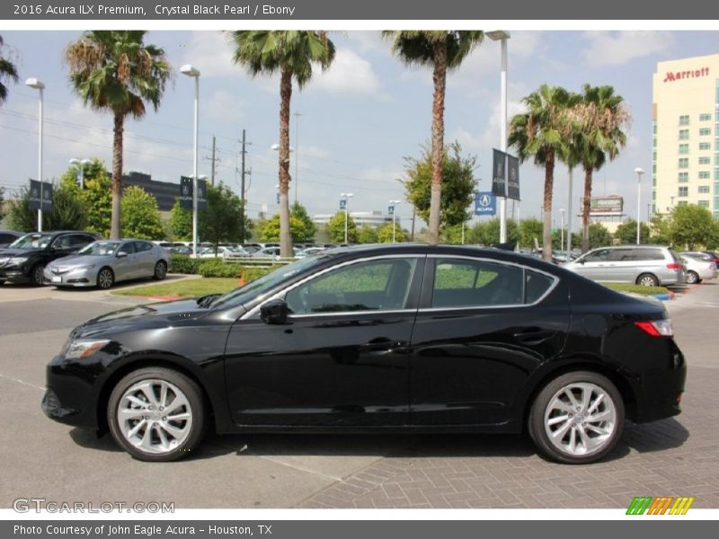 Crystal Black Pearl / Ebony 2016 Acura ILX Premium
