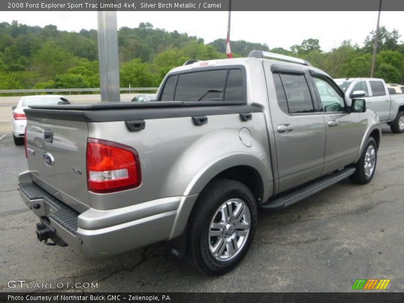Silver Birch Metallic / Camel 2008 Ford Explorer Sport Trac Limited 4x4