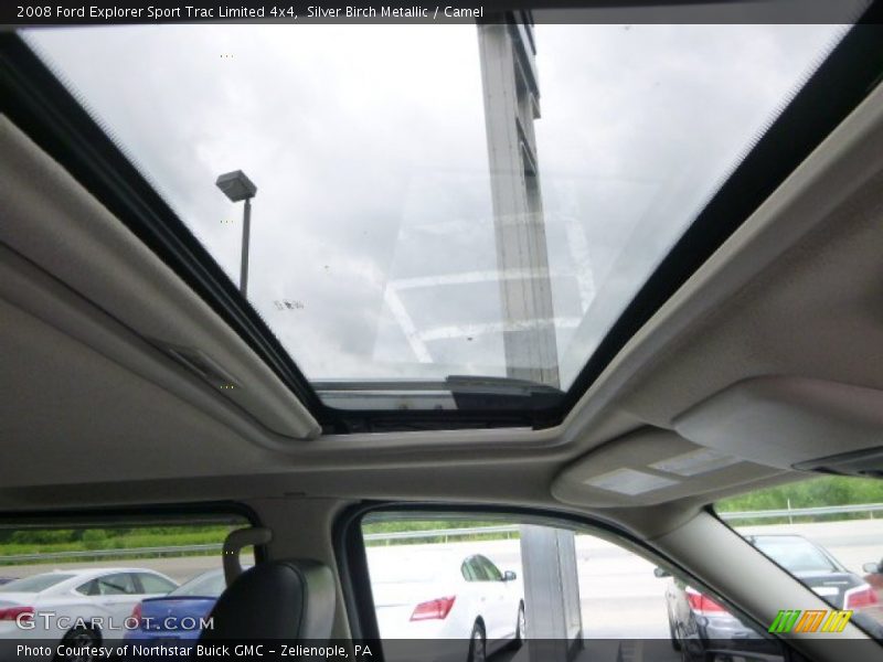 Silver Birch Metallic / Camel 2008 Ford Explorer Sport Trac Limited 4x4