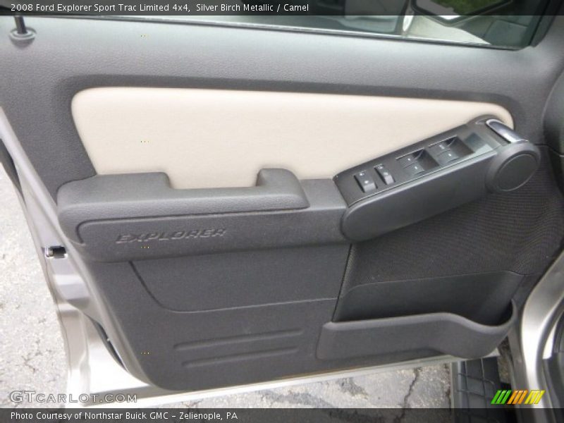 Silver Birch Metallic / Camel 2008 Ford Explorer Sport Trac Limited 4x4