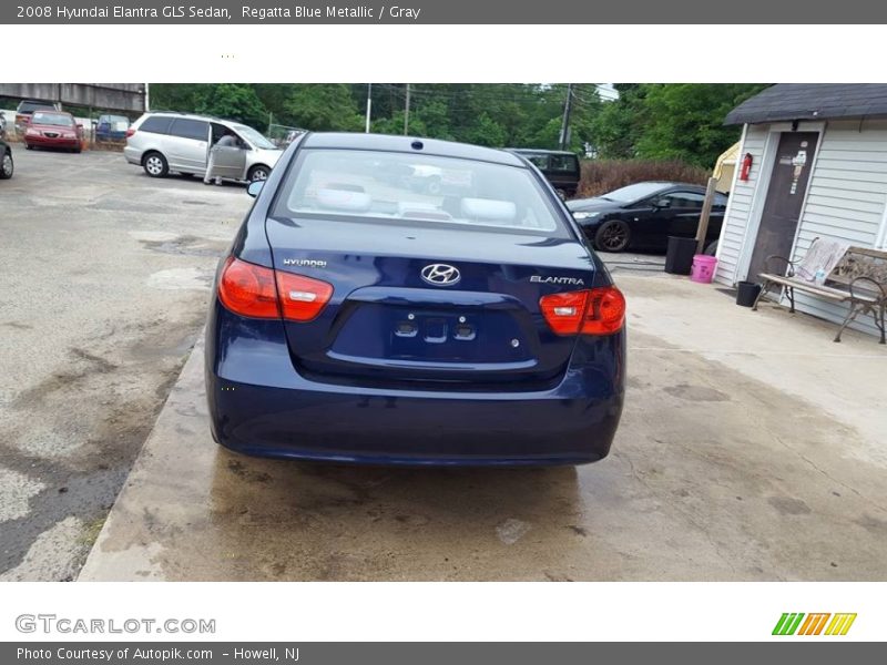 Regatta Blue Metallic / Gray 2008 Hyundai Elantra GLS Sedan
