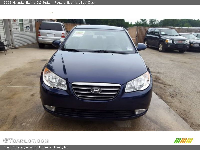 Regatta Blue Metallic / Gray 2008 Hyundai Elantra GLS Sedan