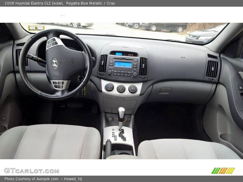 Regatta Blue Metallic / Gray 2008 Hyundai Elantra GLS Sedan