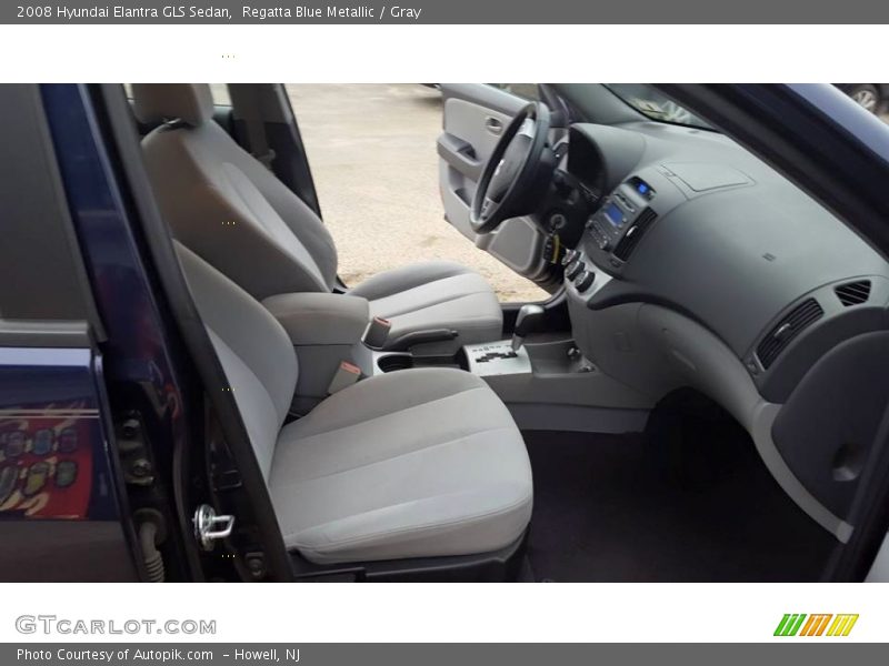 Regatta Blue Metallic / Gray 2008 Hyundai Elantra GLS Sedan