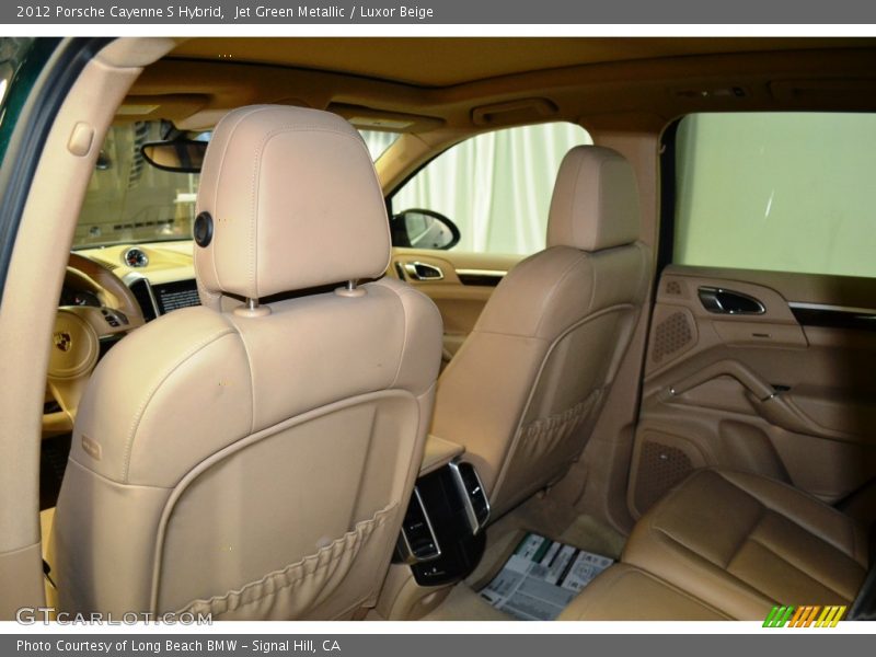 Jet Green Metallic / Luxor Beige 2012 Porsche Cayenne S Hybrid
