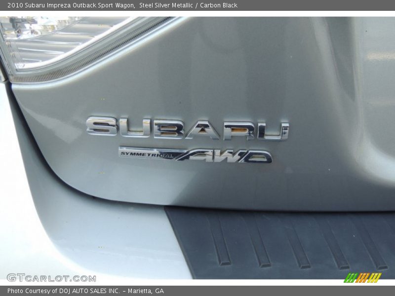 Steel Silver Metallic / Carbon Black 2010 Subaru Impreza Outback Sport Wagon