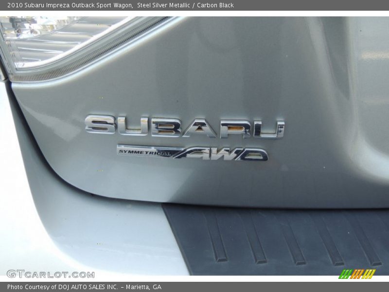 Steel Silver Metallic / Carbon Black 2010 Subaru Impreza Outback Sport Wagon