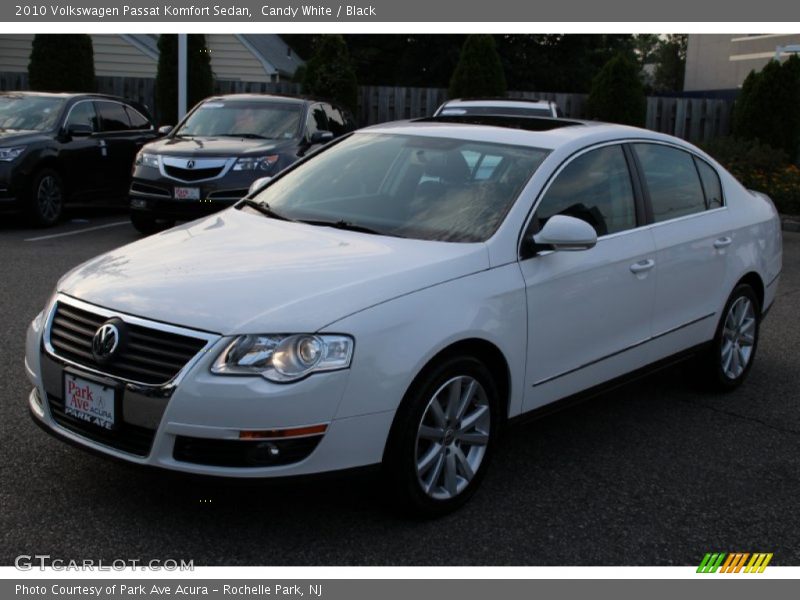 Candy White / Black 2010 Volkswagen Passat Komfort Sedan