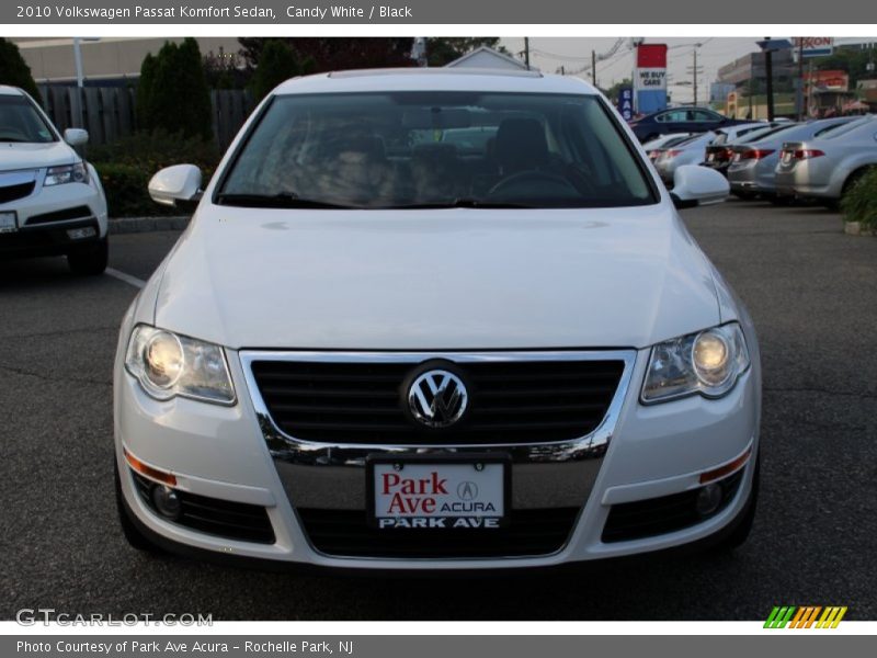 Candy White / Black 2010 Volkswagen Passat Komfort Sedan