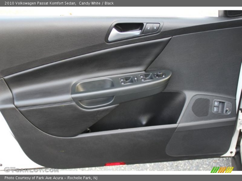 Candy White / Black 2010 Volkswagen Passat Komfort Sedan