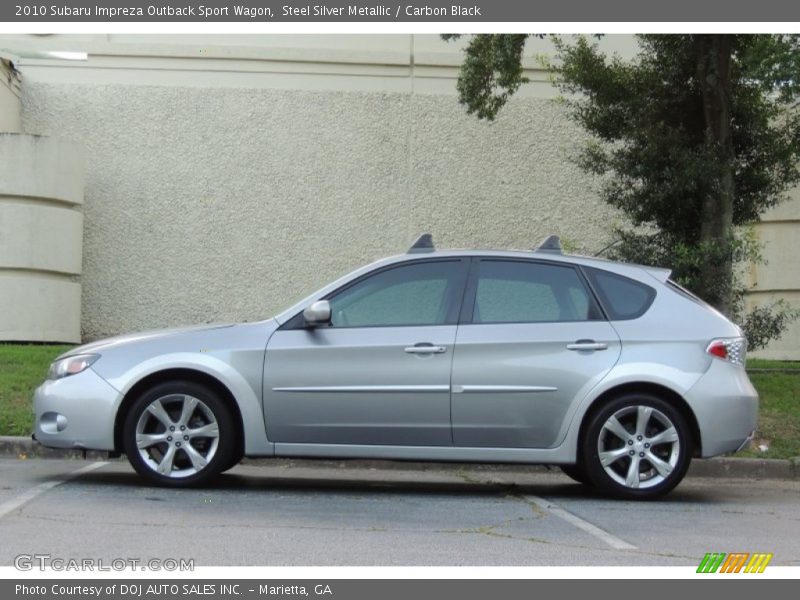 Steel Silver Metallic / Carbon Black 2010 Subaru Impreza Outback Sport Wagon