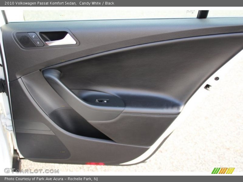 Candy White / Black 2010 Volkswagen Passat Komfort Sedan