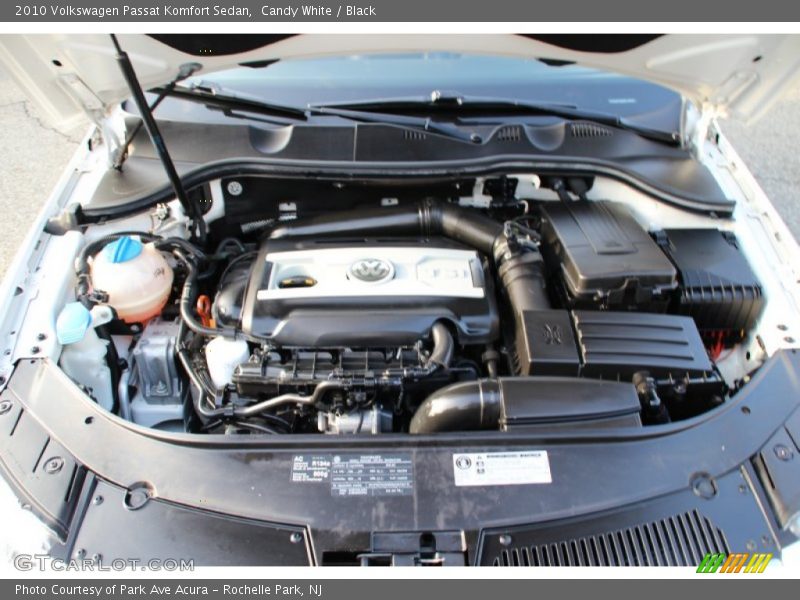 Candy White / Black 2010 Volkswagen Passat Komfort Sedan
