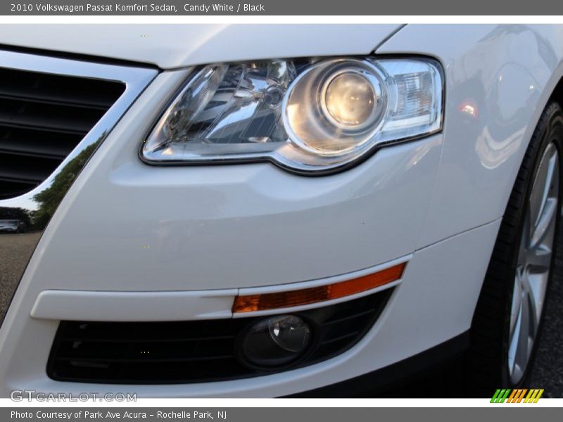 Candy White / Black 2010 Volkswagen Passat Komfort Sedan