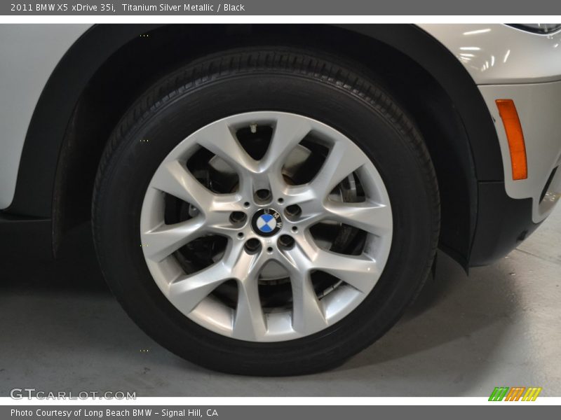 Titanium Silver Metallic / Black 2011 BMW X5 xDrive 35i