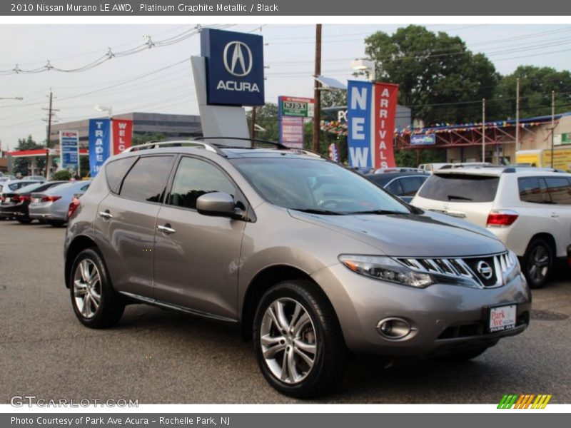 Platinum Graphite Metallic / Black 2010 Nissan Murano LE AWD