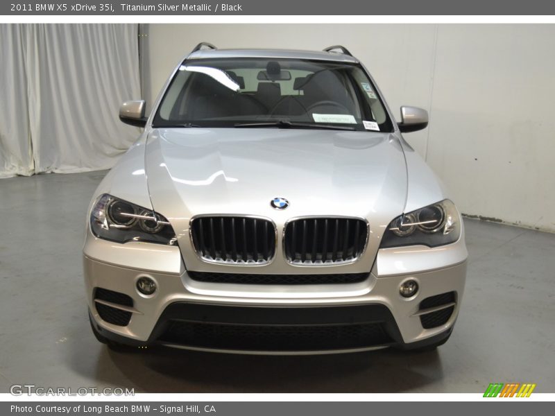 Titanium Silver Metallic / Black 2011 BMW X5 xDrive 35i