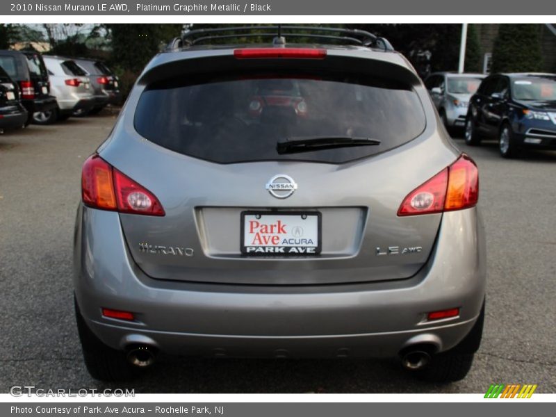 Platinum Graphite Metallic / Black 2010 Nissan Murano LE AWD