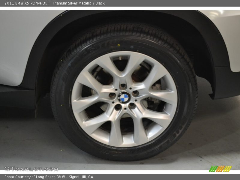 Titanium Silver Metallic / Black 2011 BMW X5 xDrive 35i