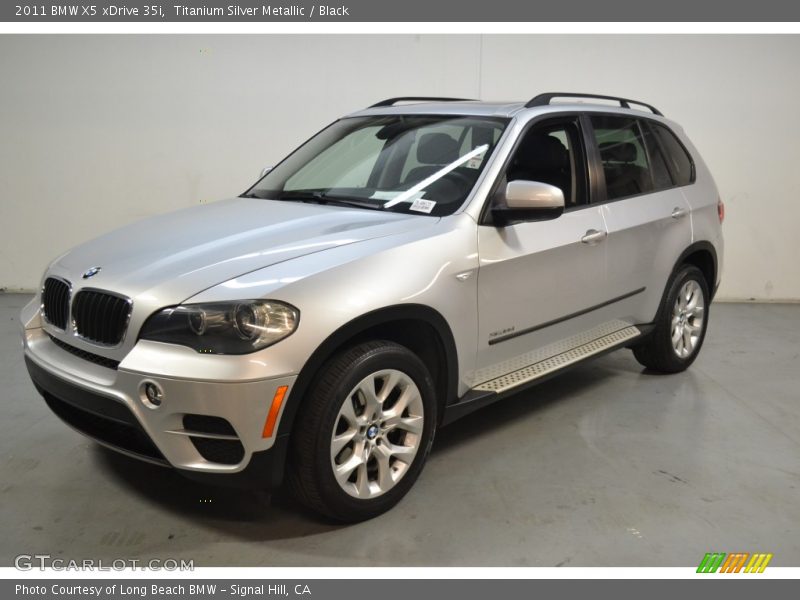 Titanium Silver Metallic / Black 2011 BMW X5 xDrive 35i