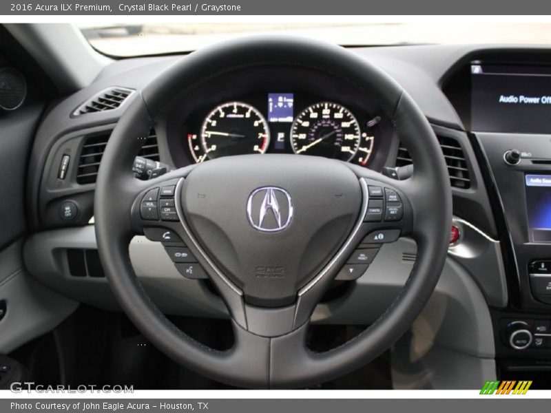 Crystal Black Pearl / Graystone 2016 Acura ILX Premium