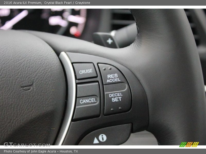 Crystal Black Pearl / Graystone 2016 Acura ILX Premium
