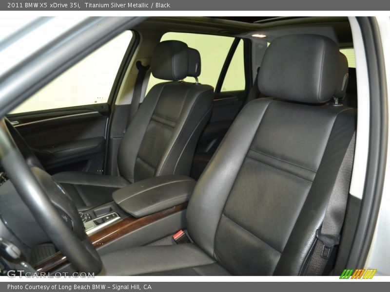 Titanium Silver Metallic / Black 2011 BMW X5 xDrive 35i