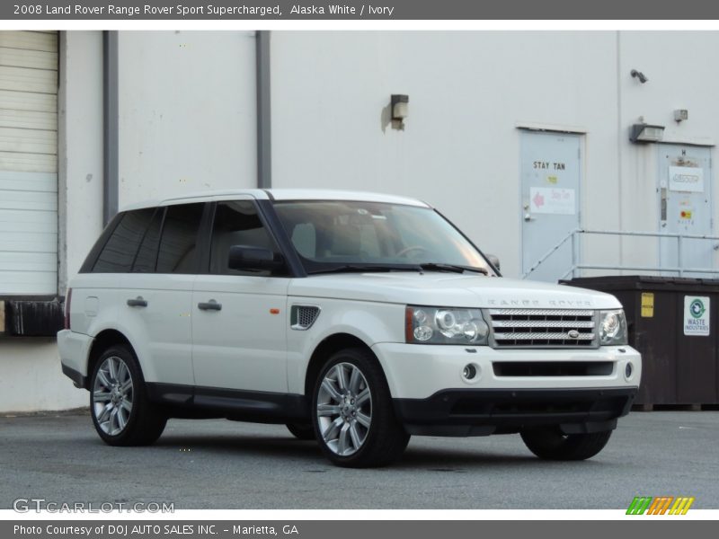 Alaska White / Ivory 2008 Land Rover Range Rover Sport Supercharged