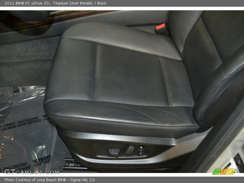 Titanium Silver Metallic / Black 2011 BMW X5 xDrive 35i